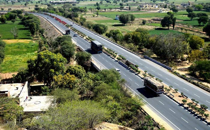 Jaipur Mahua Tollways（マップ1、本線上空）