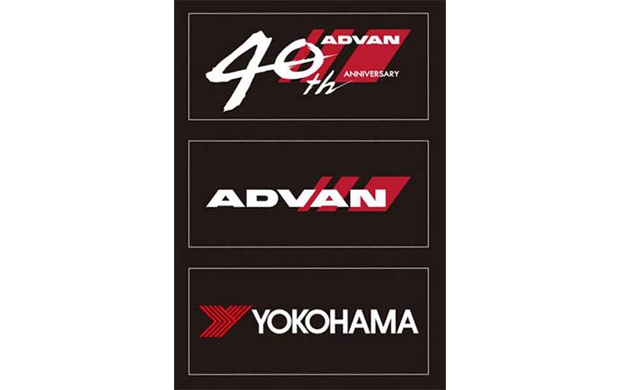 ADVAN40周年記念ミニステッカー