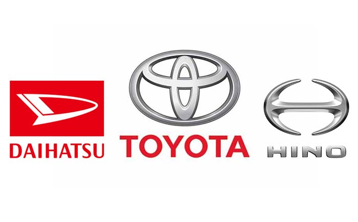 トヨタ、ダイハツ、日野自動車・ロゴ