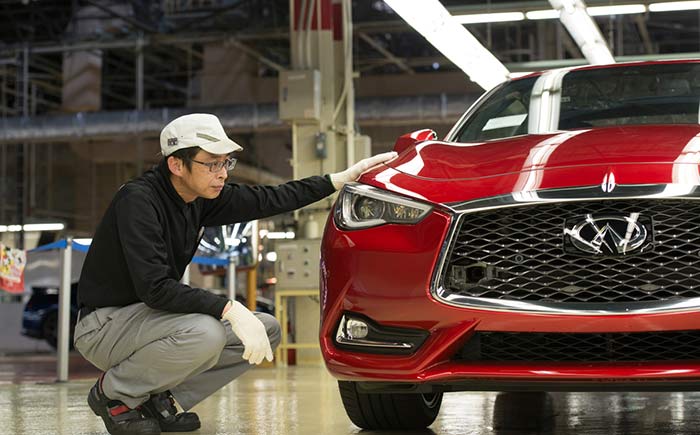 日産自動車、栃木工場でインフィニティの新型スポーツクーペ「Q60」を本格生産（2016年08月10日）