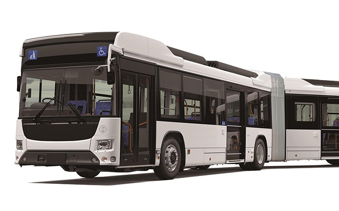 いすゞと日野、国産初のHV連節バスを共同開発 | NEXT MOBILITY
