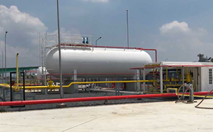 フーミー3特別工業団地内のガス一括供給施設