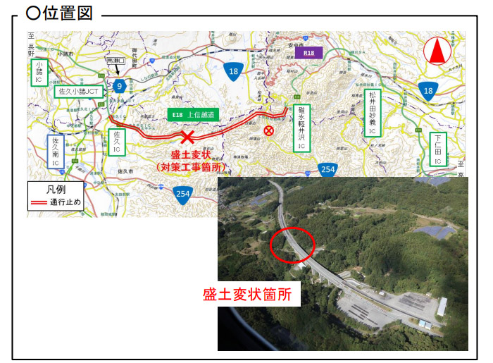 Nexco東 上信越道 碓氷軽井沢 佐久ic間で迂回案内 Next Mobility ネクストモビリティ