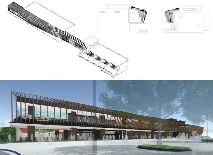 新規性喪失の例外規定の適用申請あり／（参考）上野駅公園口駅舎