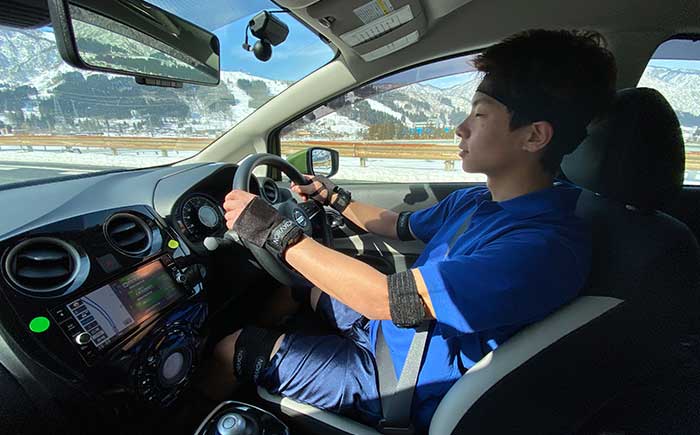 実車を使った運転機能の計測