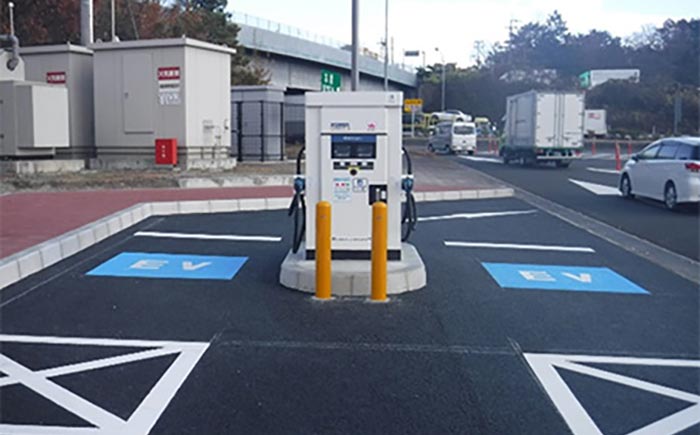 阪和自動車道 岸和田ｓａでｅｖ充電サービスを開始 Next Mobility ネクストモビリティ