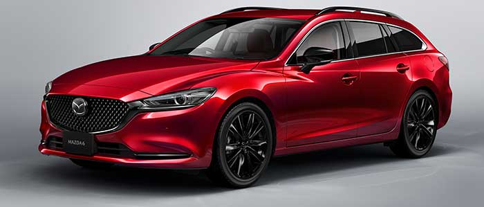 新機種「MAZDA6 Sports Appearance」ワゴンタイプ。