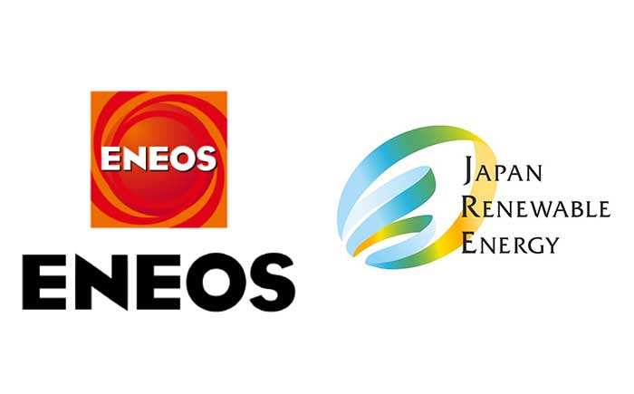 エネオス（ENEOS)＋ジャパン・リニューアブル・エナジー（JRE）・ロゴ