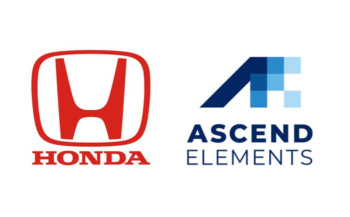 ホンダ＋アセンド・エレメンツ社（Ascend Elements）・ロゴ