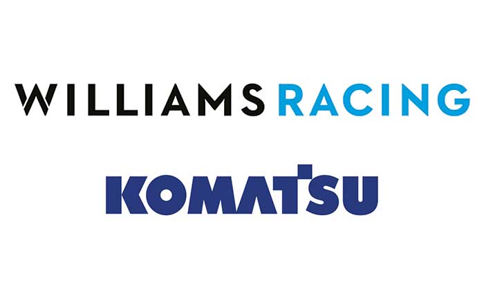 ウィリアムズ・レーシング＋コマツ・ロゴ