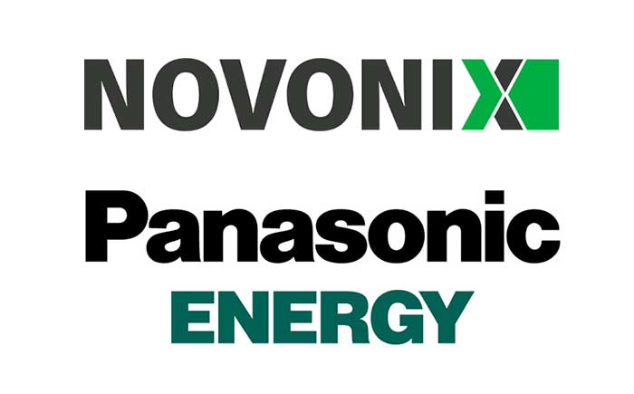 パナソニックエナジー＋Novonix・ロゴ